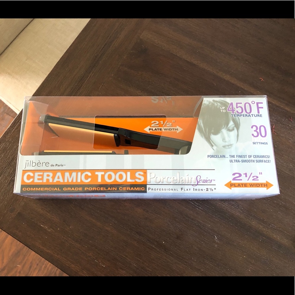 Jilbere de Paris Porcelain Series Flat Iron 2-1/2”